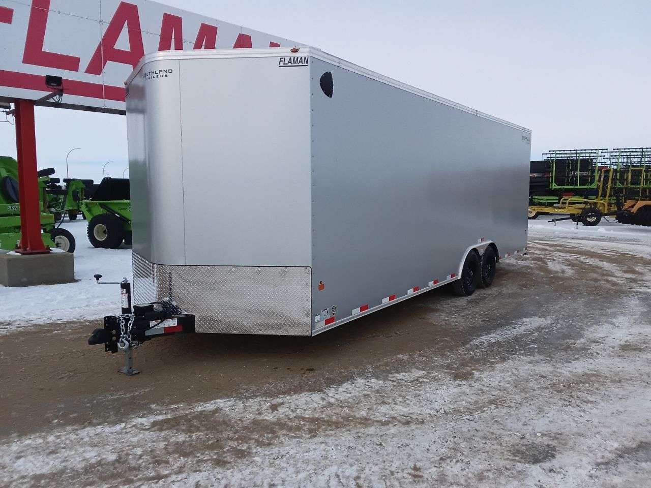 2026 Royal LARC 8'6" x 24' + V-Nose Car Hauler Trailer