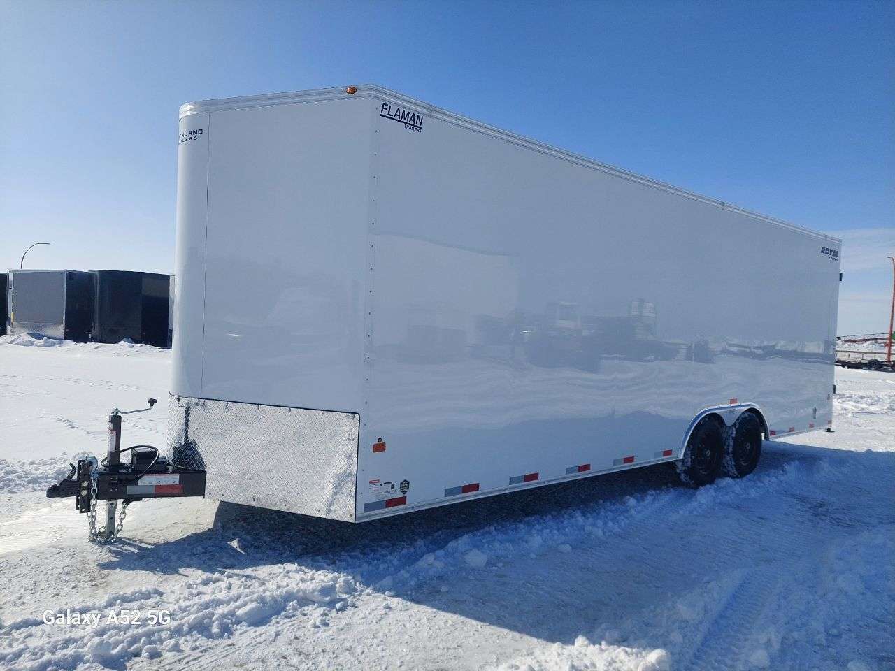 2026 Royal LARC 8'6" x 24' + V-Nose Car Hauler Trailer