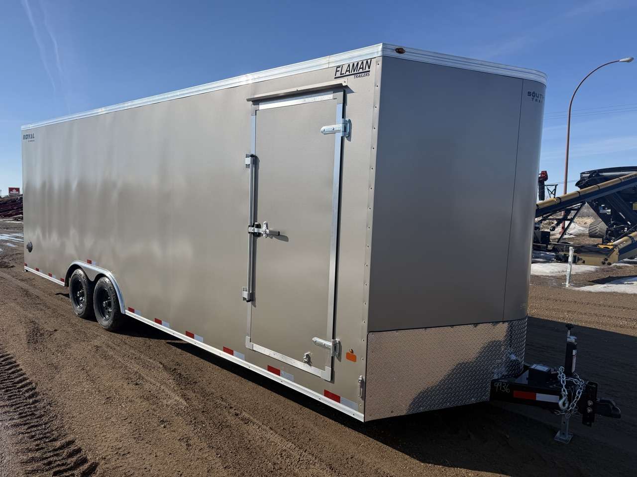 2026 Royal LARC 8'6" x 24' + V-Nose Car Hauler Trailer