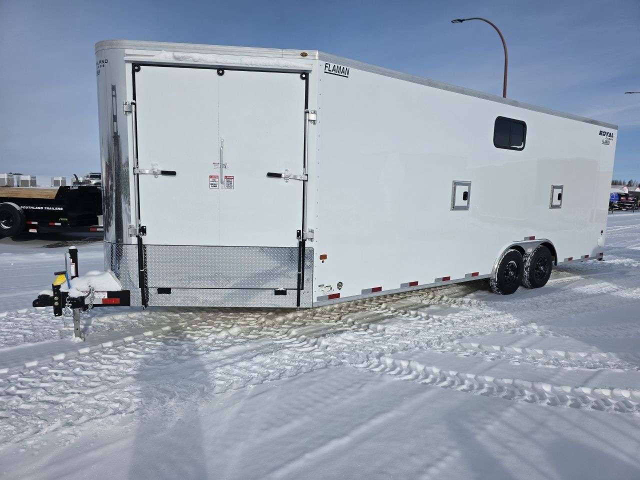 2026 Royal LARSM 8'6" x 22' + V-Nose Toy Hauler Trailer