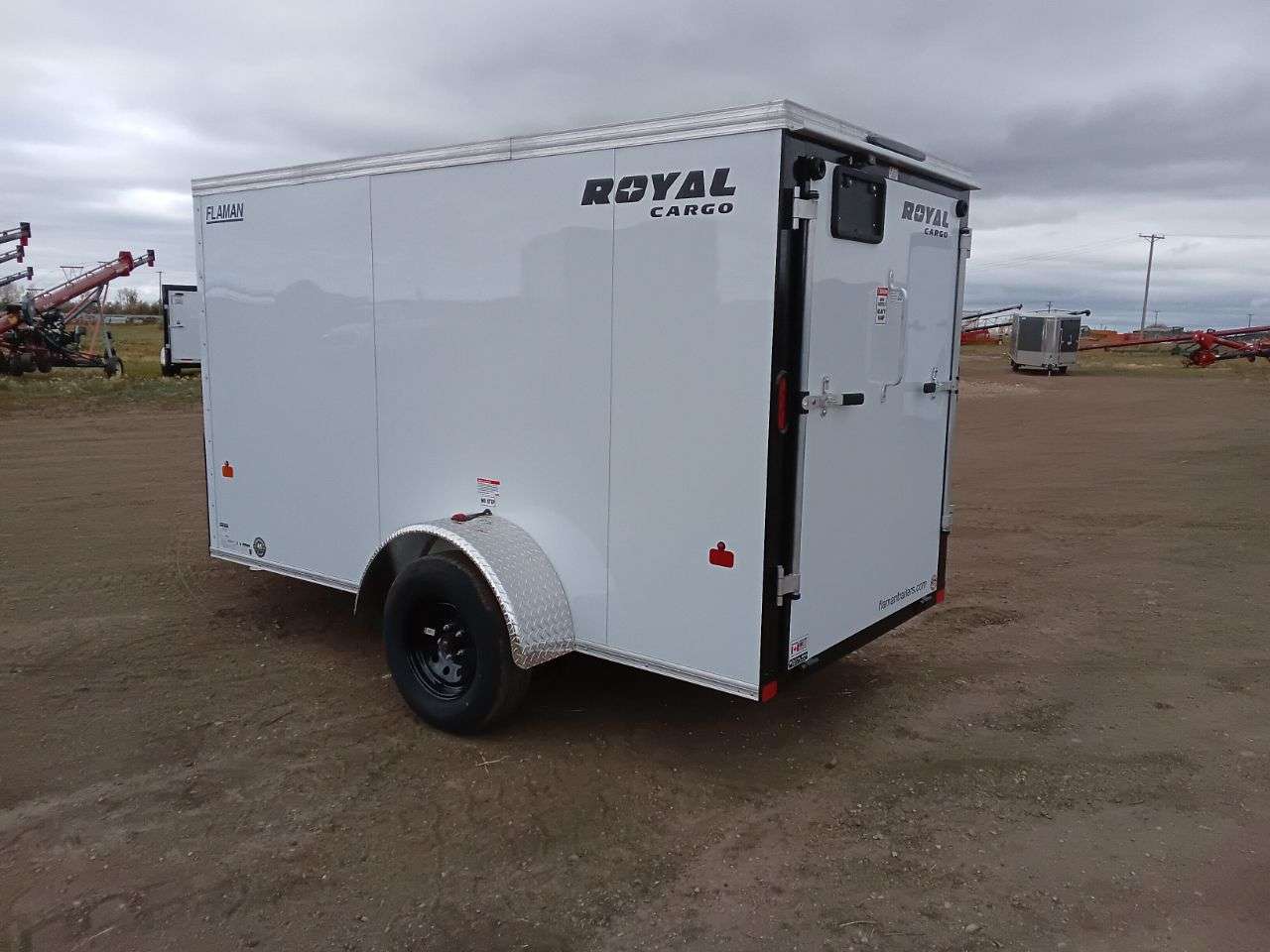 2026 Royal LCH 5' x 10' + V-Nose Cargo Trailer