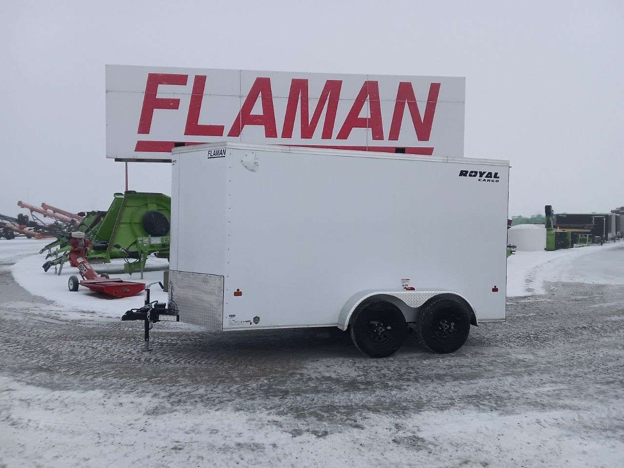 2026 Royal LCH 6' x 12' + V-Nose Cargo Trailer