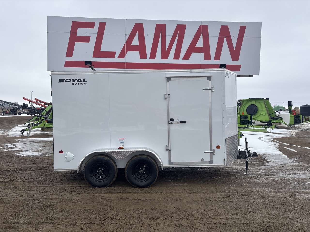 2026 Royal LCH 6' x 12' + V-Nose Cargo Trailer