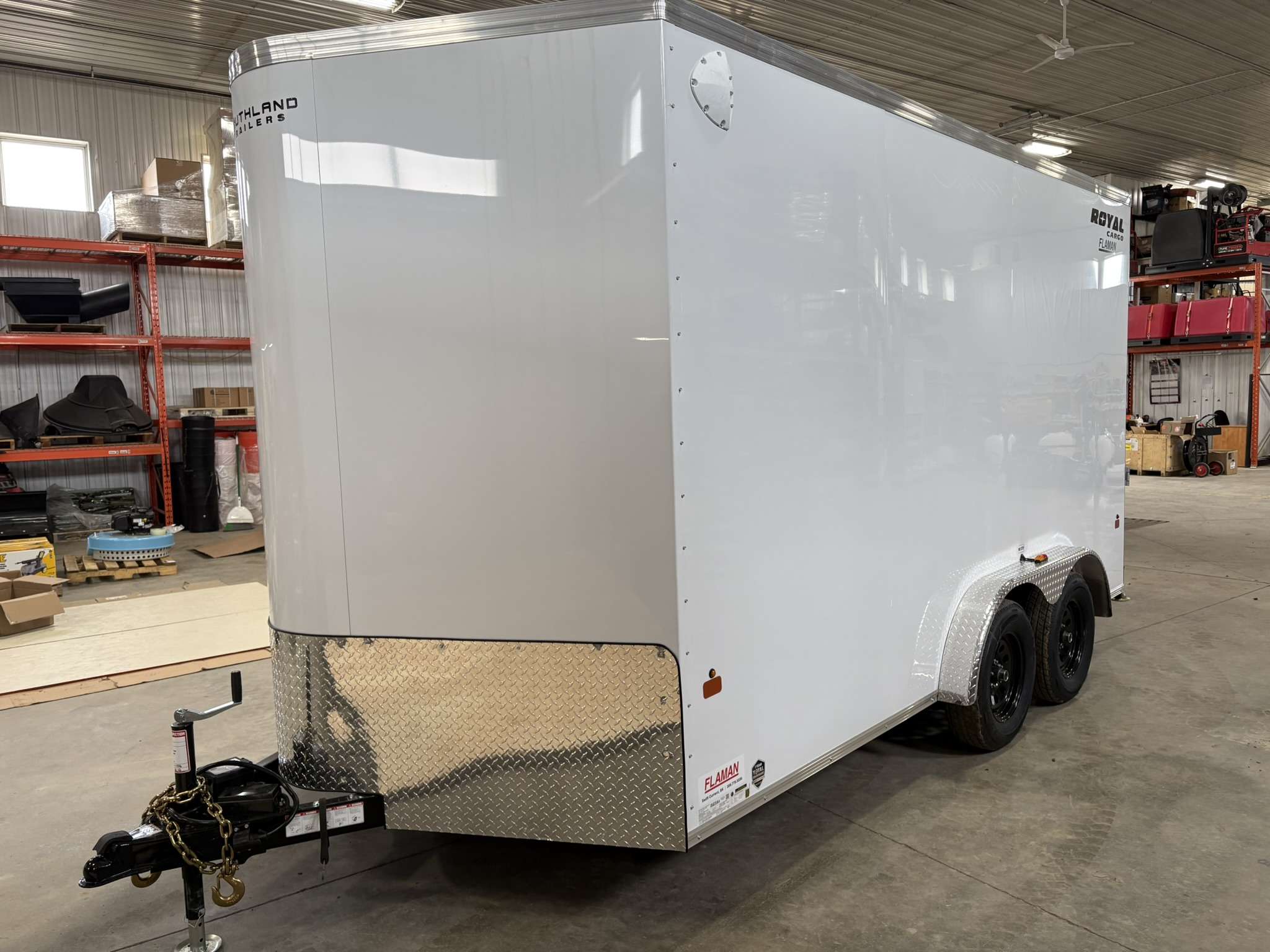2026 Royal LCH 7'6" x 14' + V-Nose Cargo Trailer