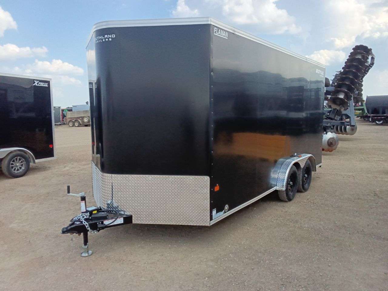 2026 Royal LCH 7'6" x 16' + V-Nose Cargo Trailer