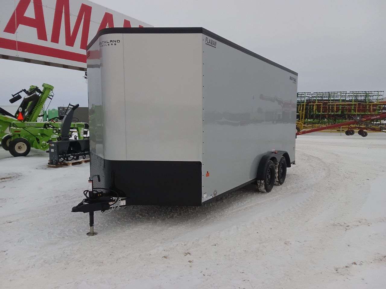2026 Royal LCH 7'6" x 16' + V-Nose Cargo Trailer