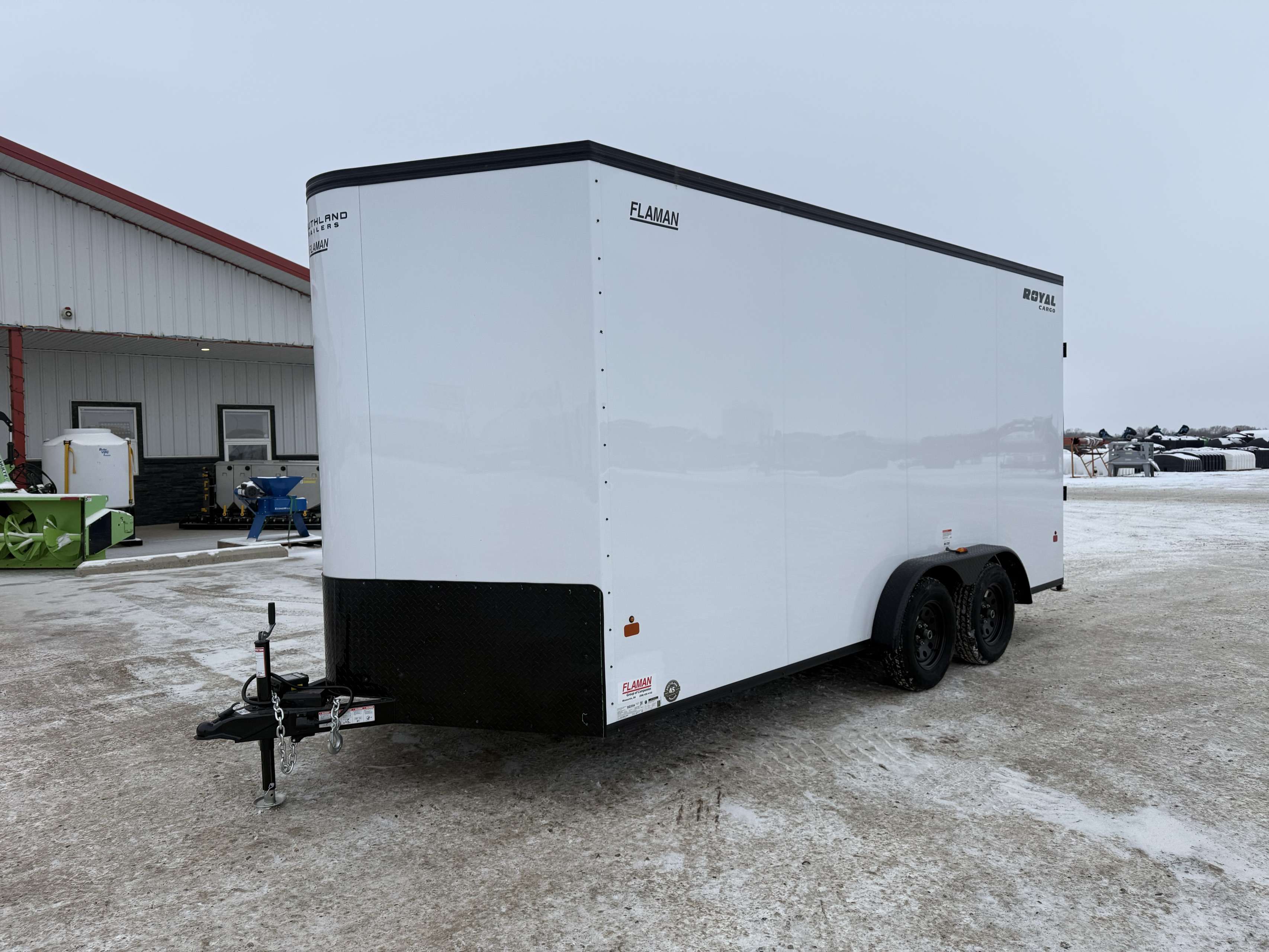 2026 Royal LCH 7'6" x 16' + V-Nose Cargo Trailer