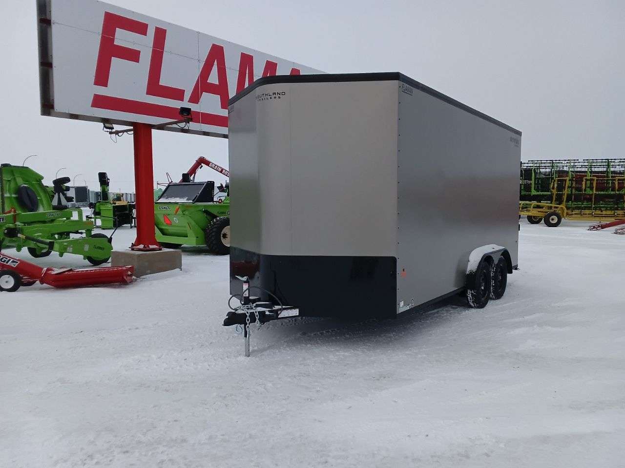 2026 Royal LCH 7'6" x 16' + V-Nose Cargo Trailer