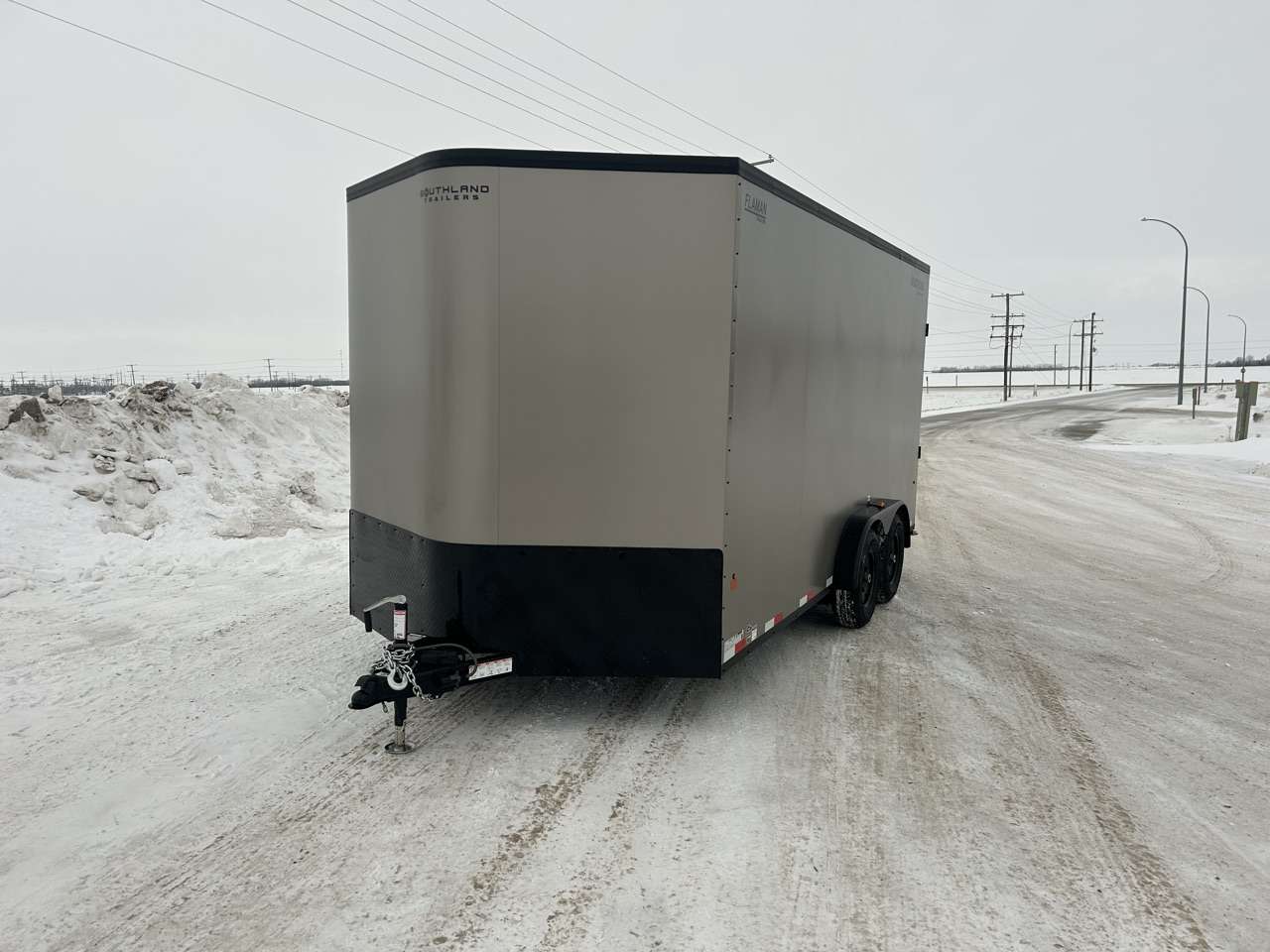 2026 Royal LCH 7'6" x 16' + V-Nose Cargo Trailer