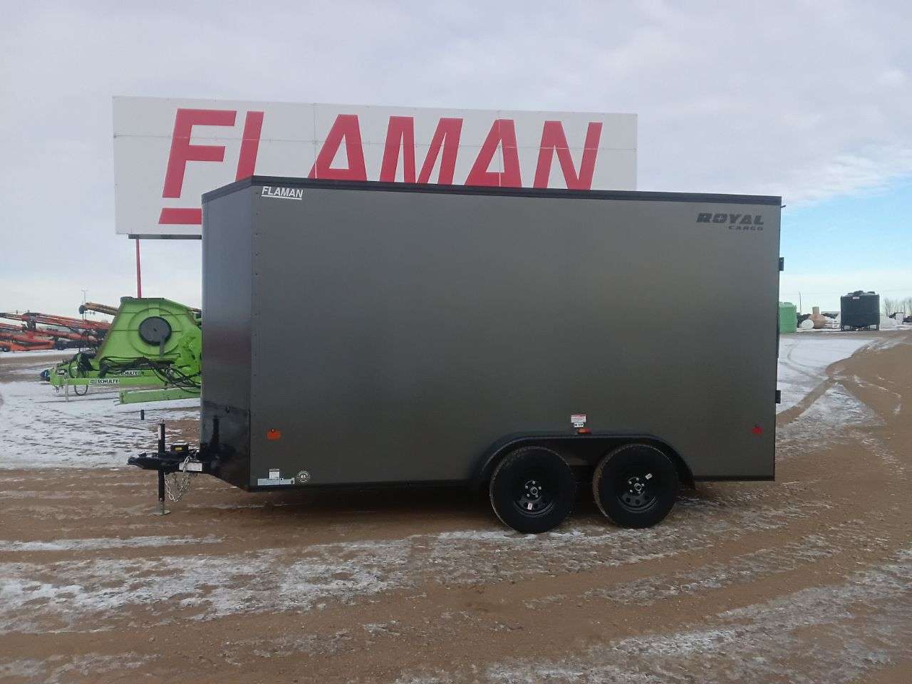2026 Royal LCH 7' x 14' + V-Nose Cargo Trailer
