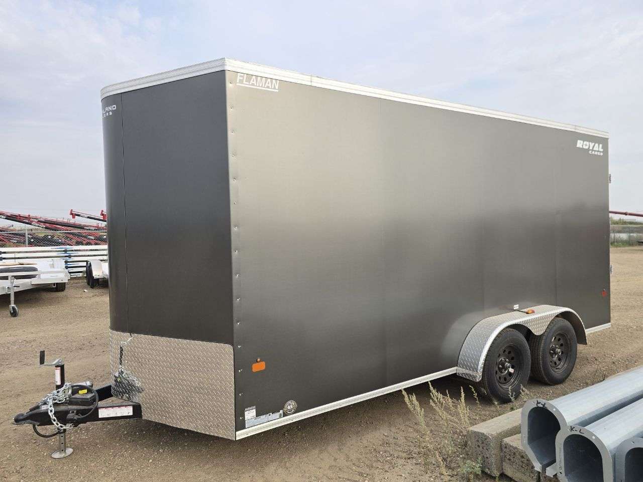 2026 Royal LCH 7' x 16' + V-Nose Cargo Trailer
