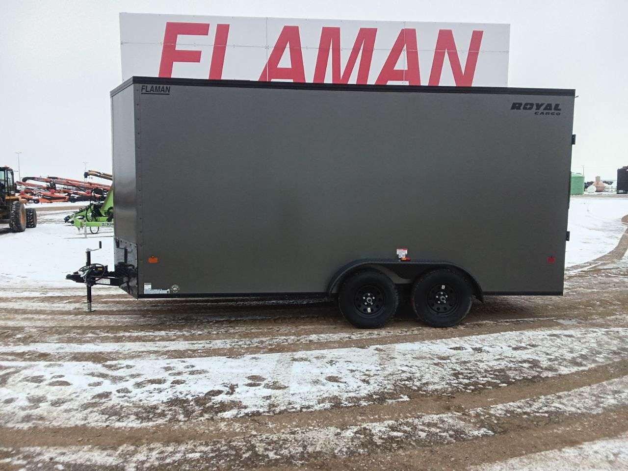 2026 Royal LCH 7' x 16' + V-Nose Cargo Trailer