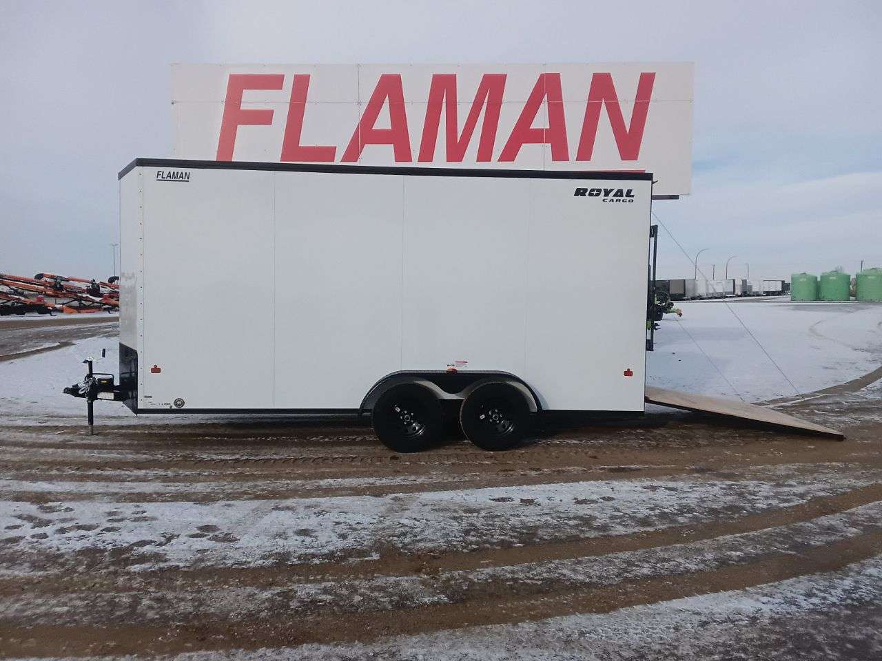 2026 Royal LCH 7' x 16' + V-Nose Cargo Trailer