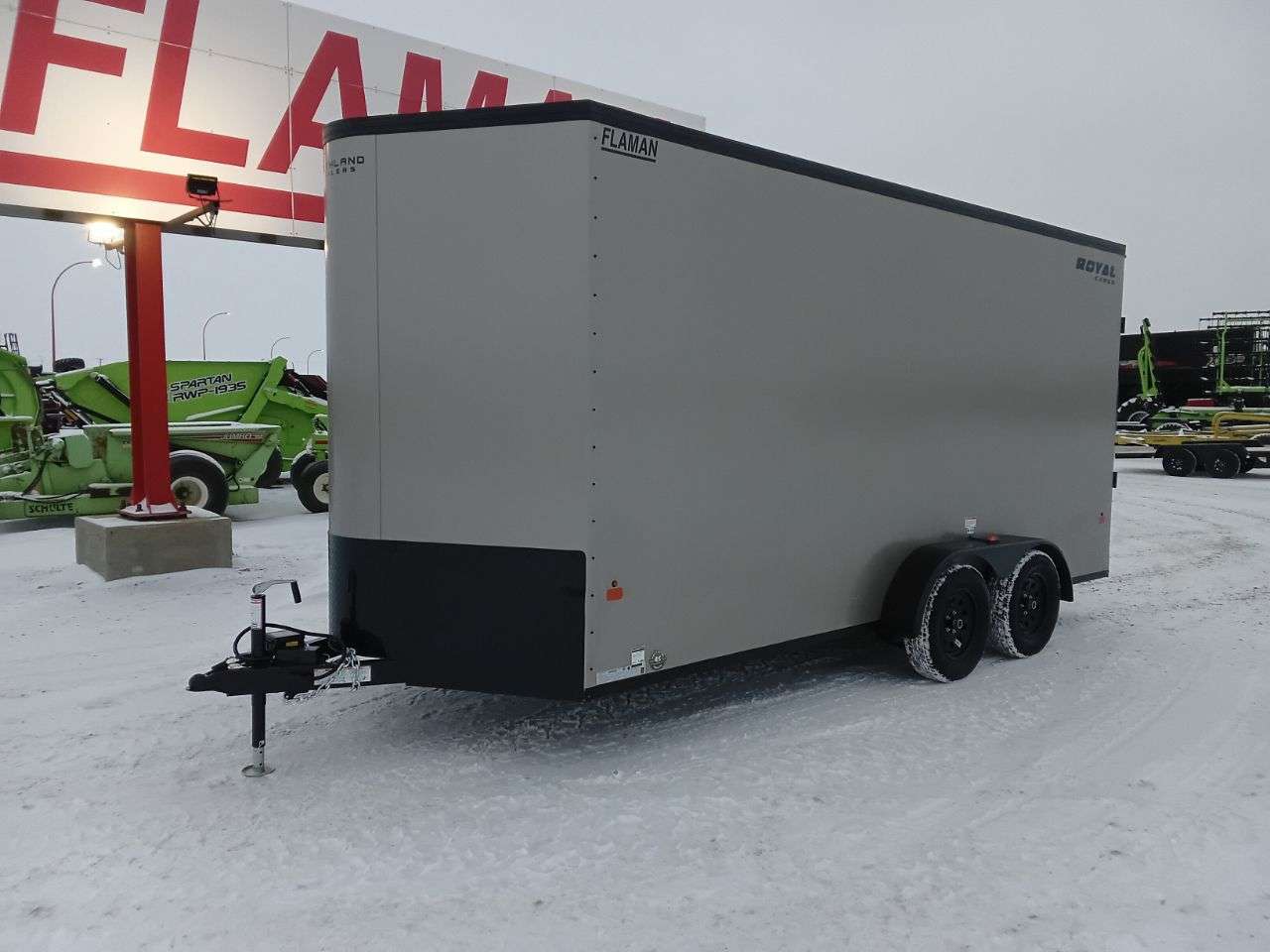2026 Royal LCH 7' x 16' + V-Nose Cargo Trailer