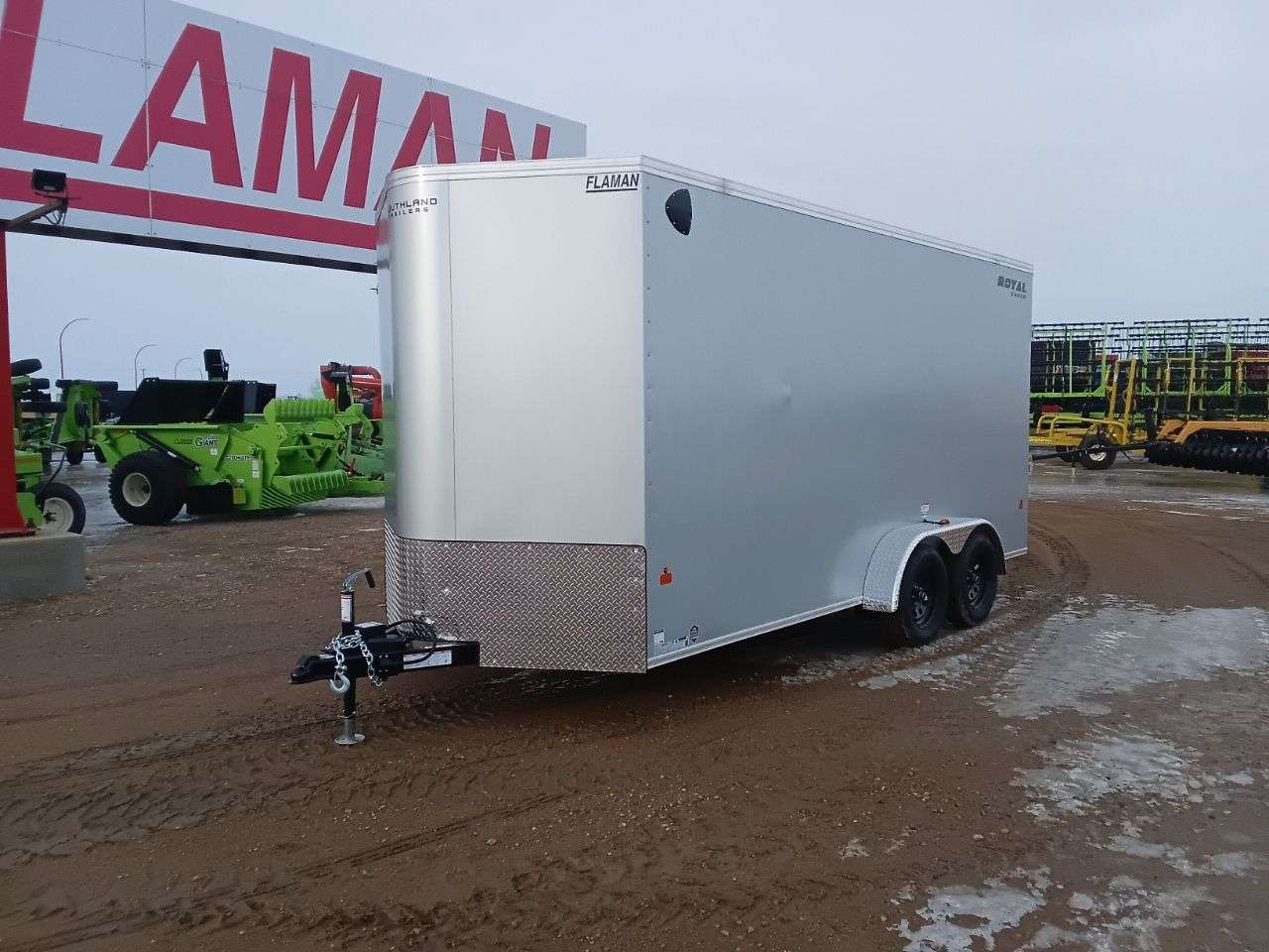 2026 Royal LCH 7' x 16' + V-Nose Cargo Trailer
