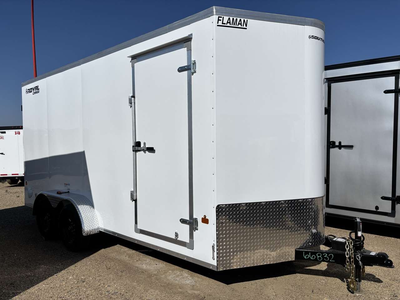 2026 Royal LCH 7' x 16' + V-Nose Cargo Trailer