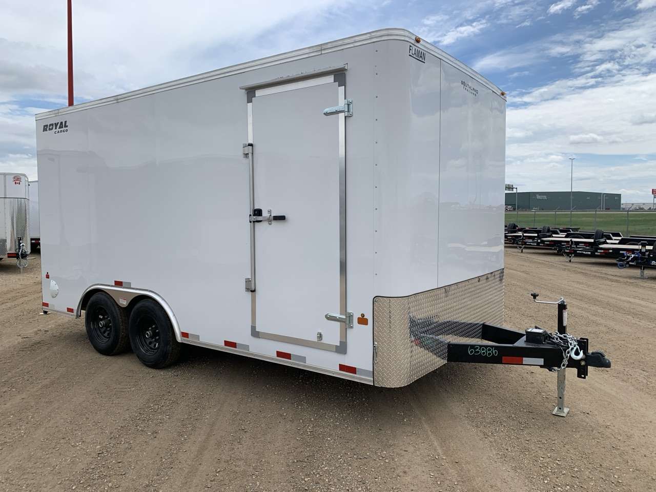 2026 Royal LCH 8'6" x 16' Flat Front Cargo Trailer