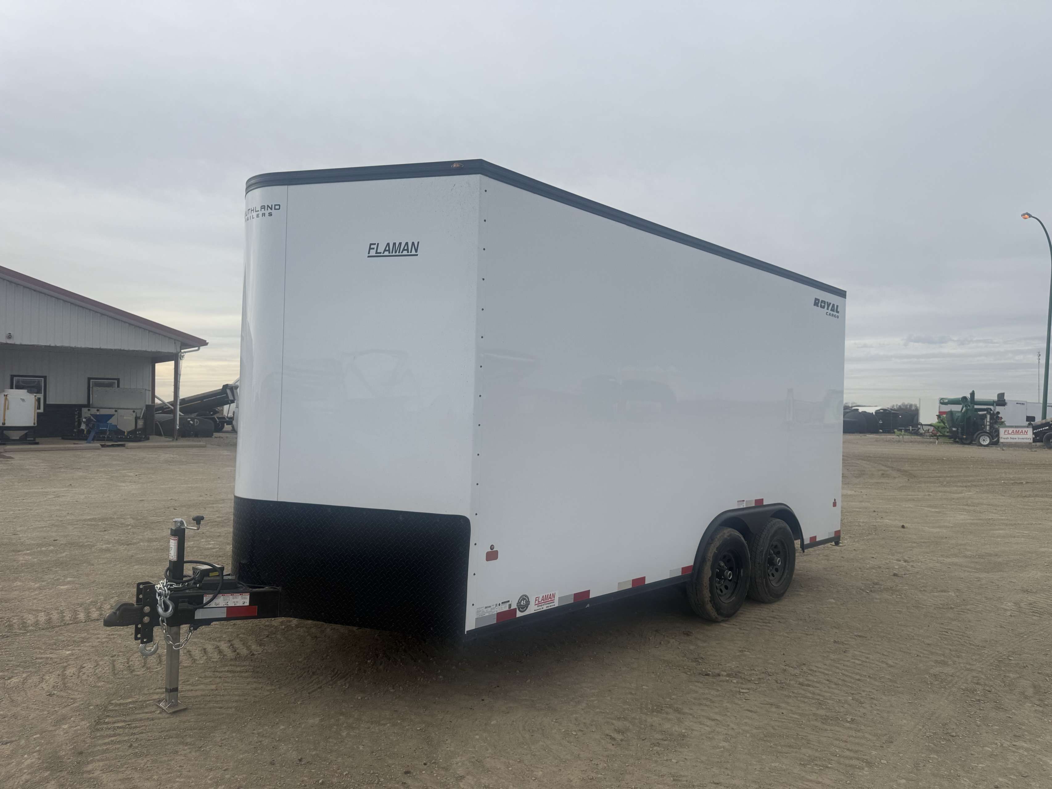 2026 Royal LCH 8'6" x 16' + V-Nose Cargo Trailer