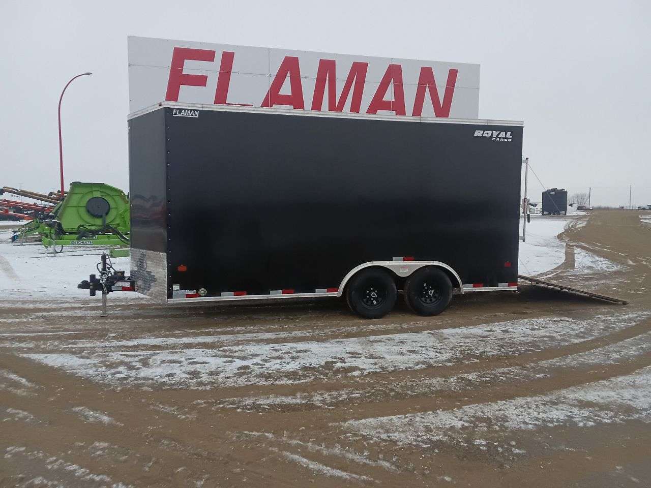 2026 Royal LCH 8'6" x 16' + V-Nose Cargo Trailer