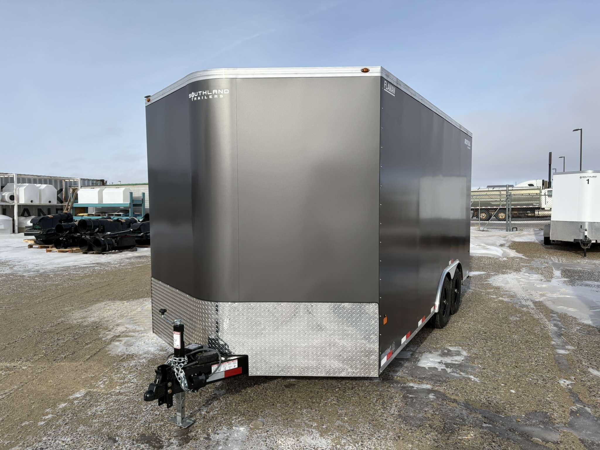 2026 Royal LCH 8'6" x 16' + V-Nose Cargo Trailer