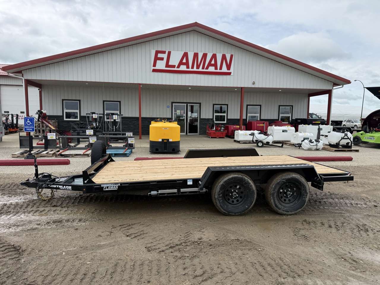 2026 Southland 14' Flat Deck Tandem 3.5K Trailer