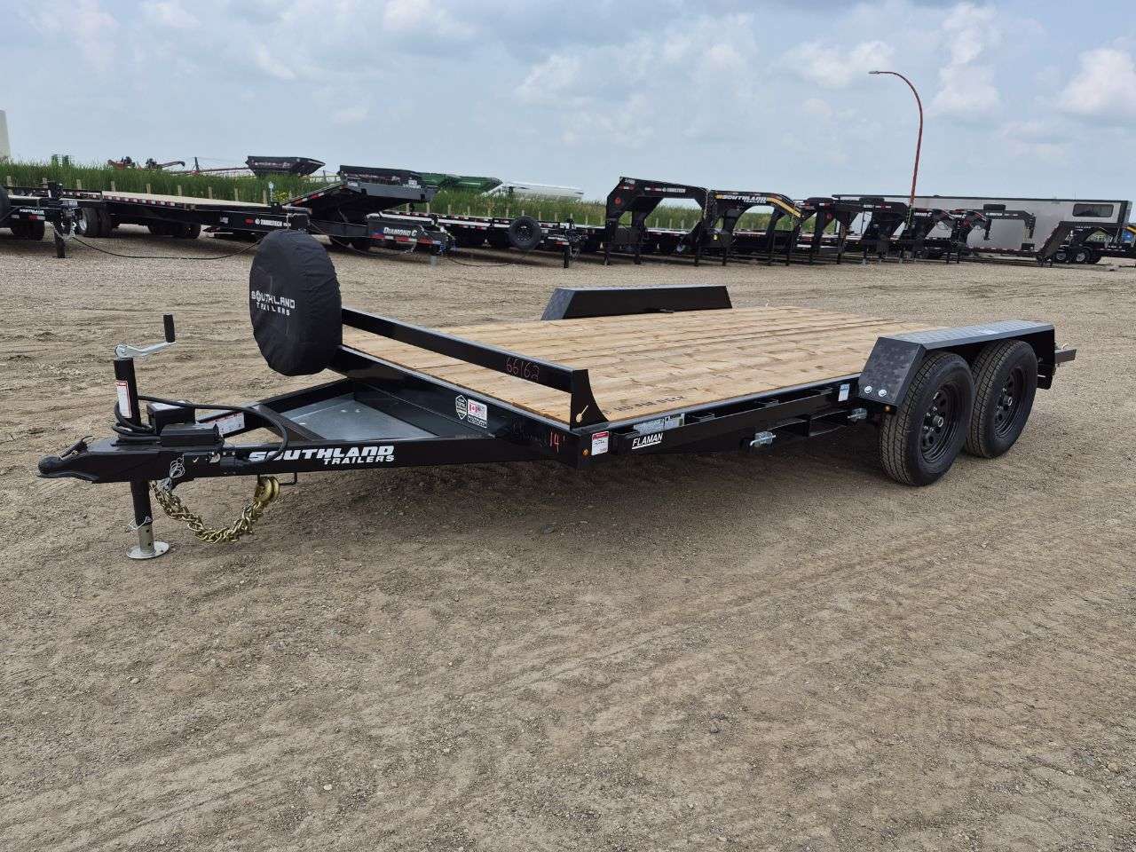 2026 Southland 14' Flat Deck Tandem 3.5K Trailer