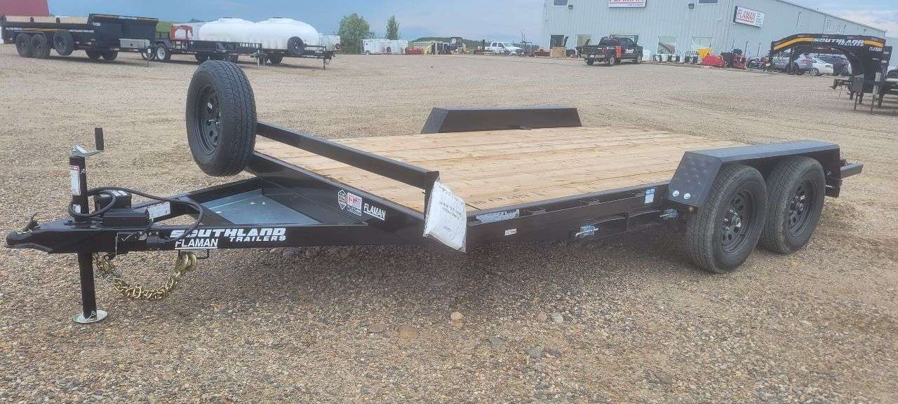 2026 Southland 14' Flat Deck Tandem 3.5K Trailer