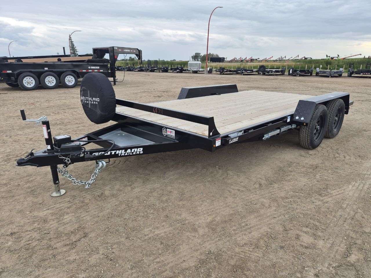 2026 Southland 14' Flat Deck Tandem 3.5K Trailer