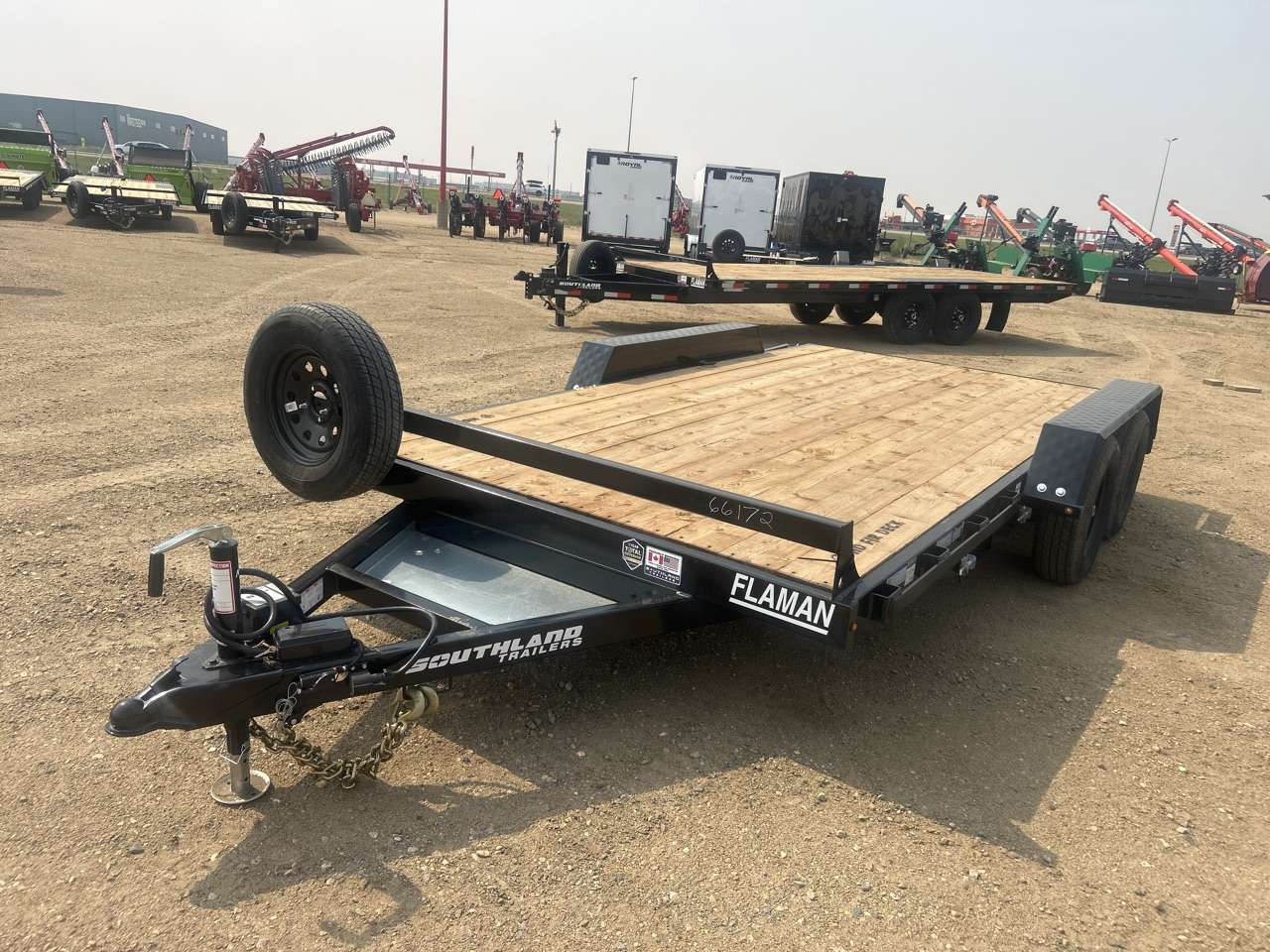 2026 Southland 14' Flat Deck Tandem 3.5K Trailer
