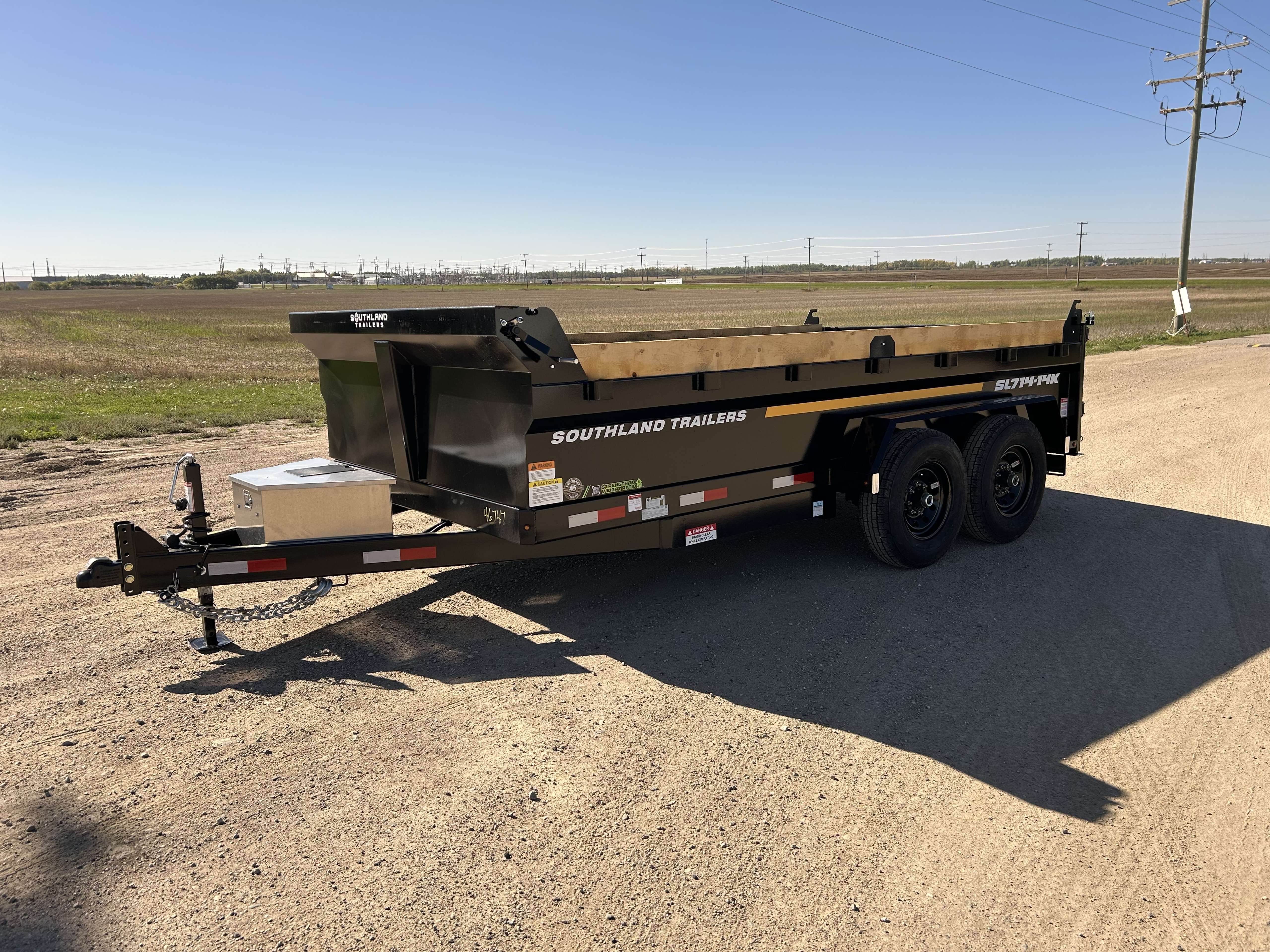 2026 Southland 14K 7' x 14' Dump Trailer