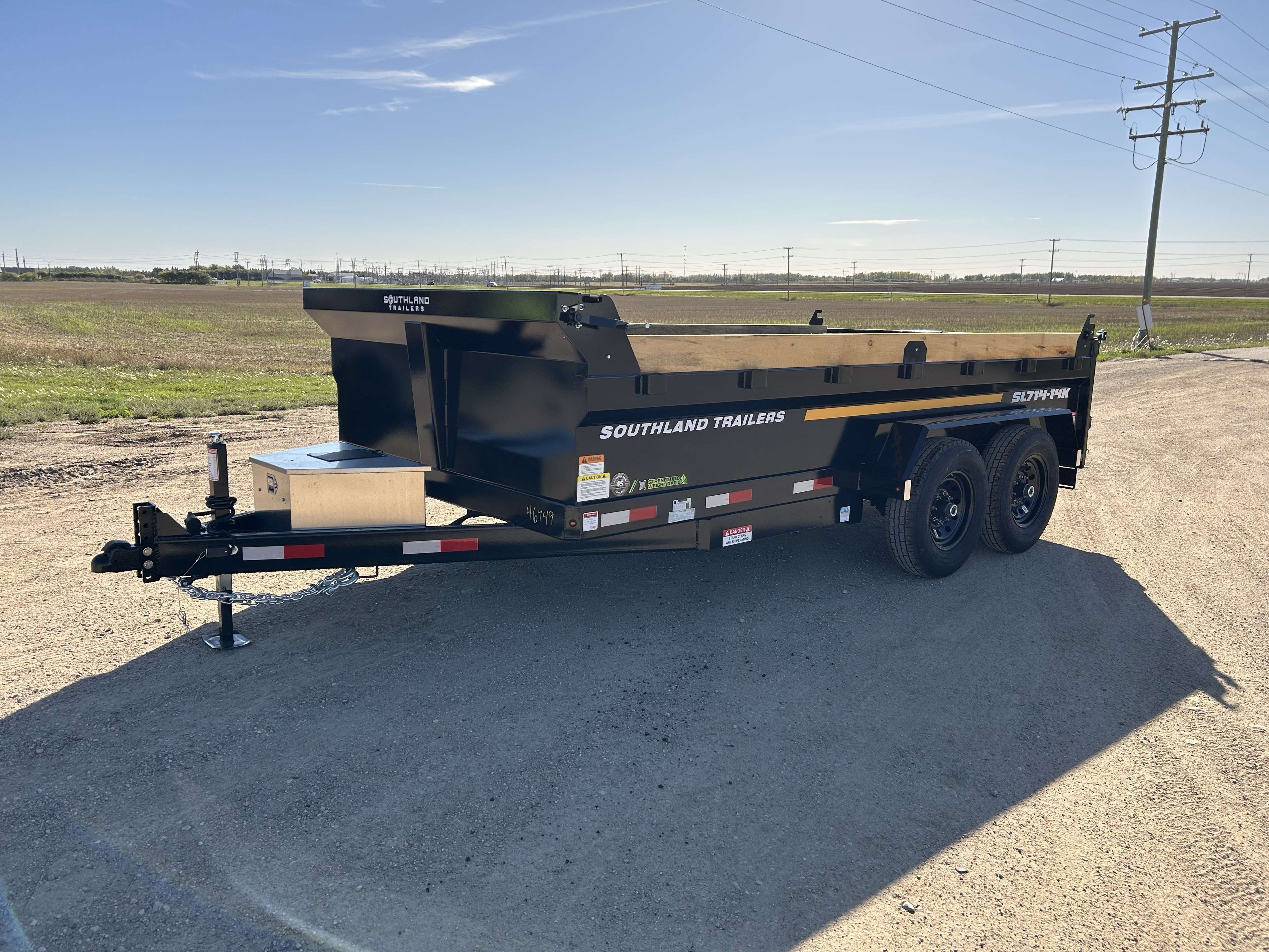2026 Southland 14K 7' x 14' Dump Trailer