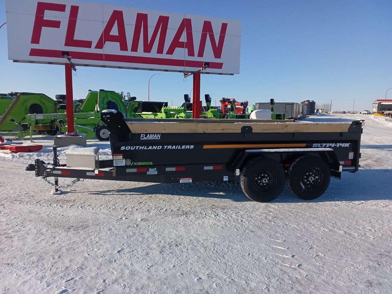 2026 Southland 14K 7' x 14' Dump Trailer