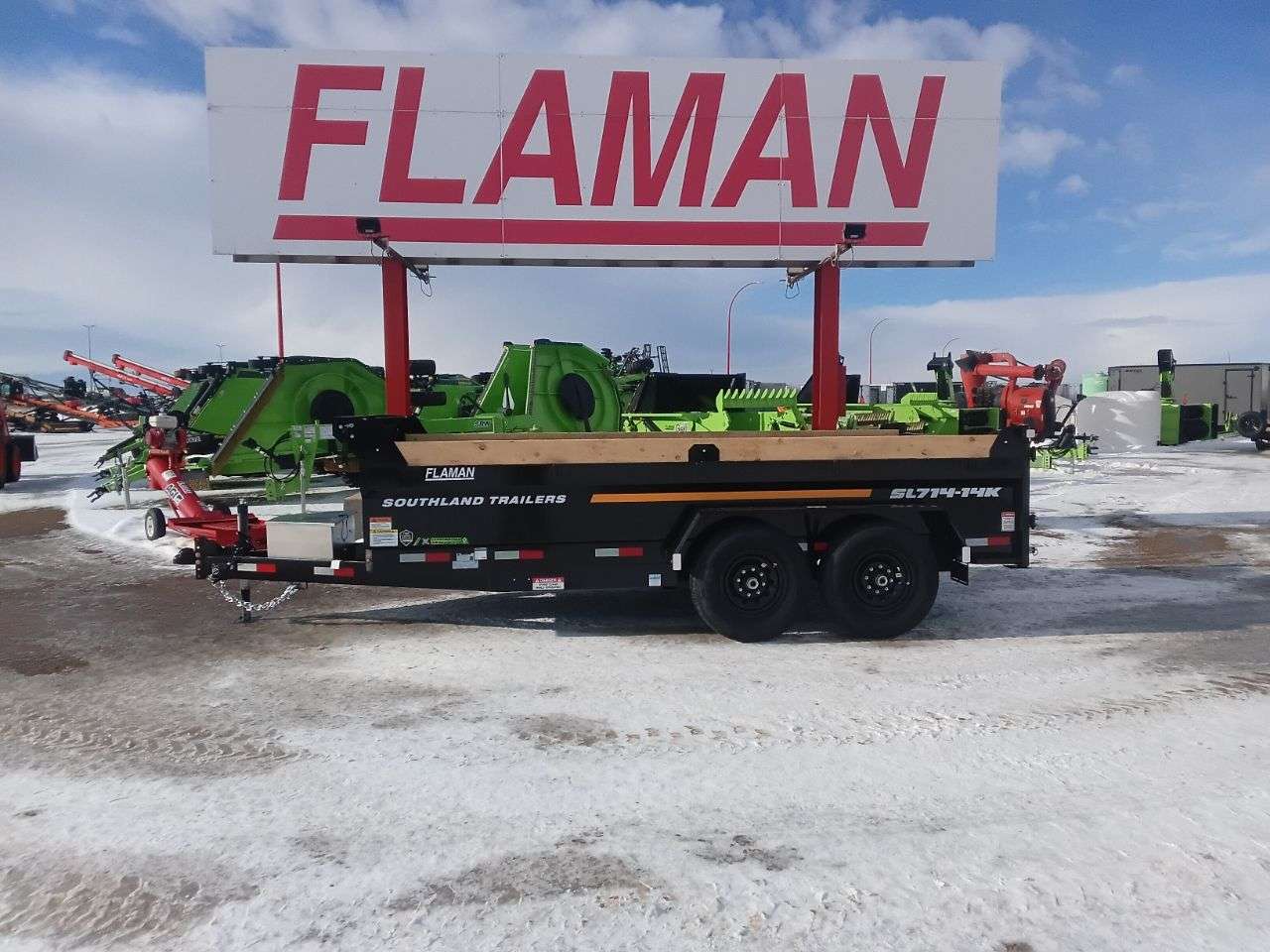 2026 Southland 14K 7' x 14' Dump Trailer