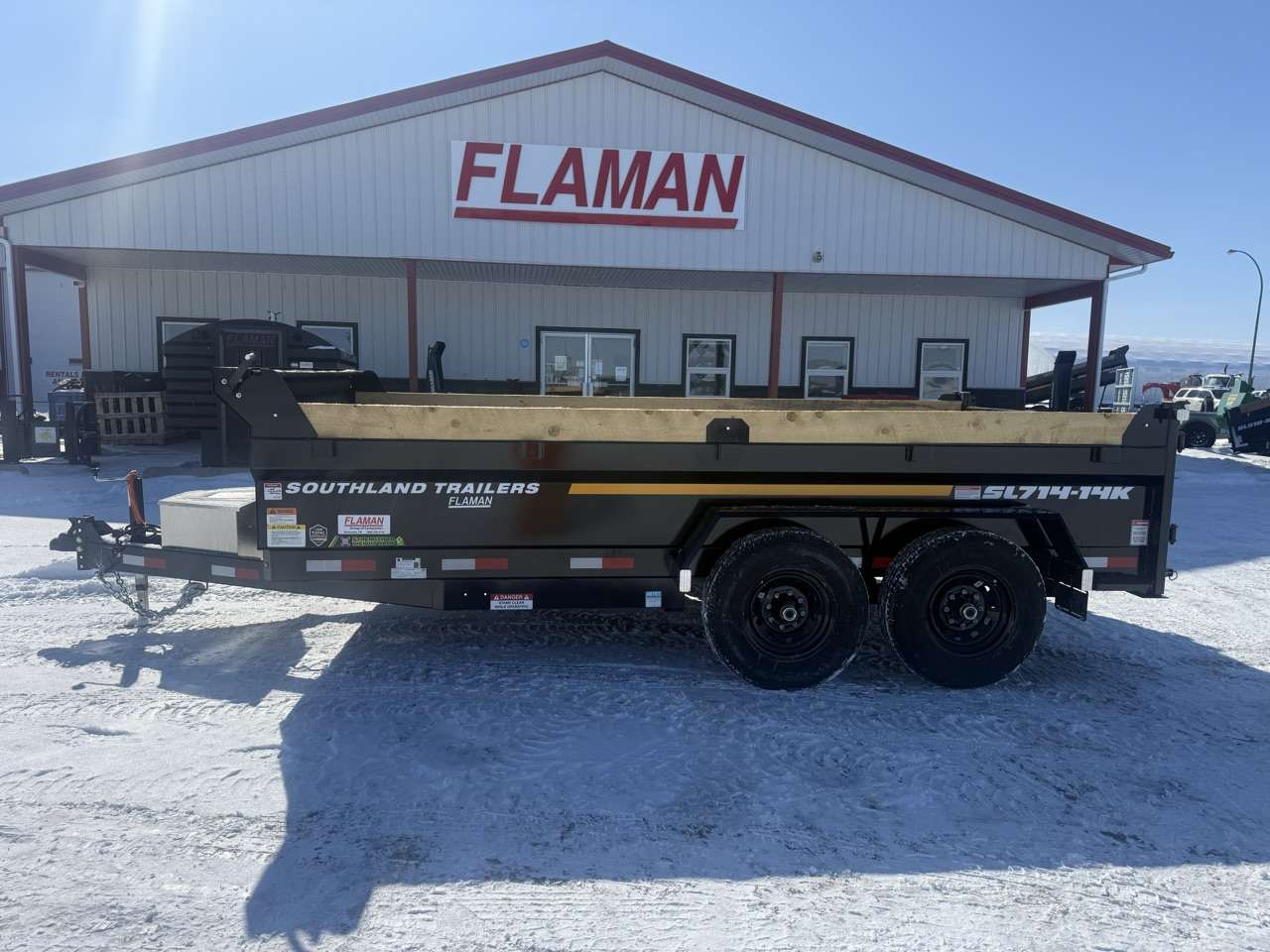 2026 Southland 14K 7' x 14' Dump Trailer