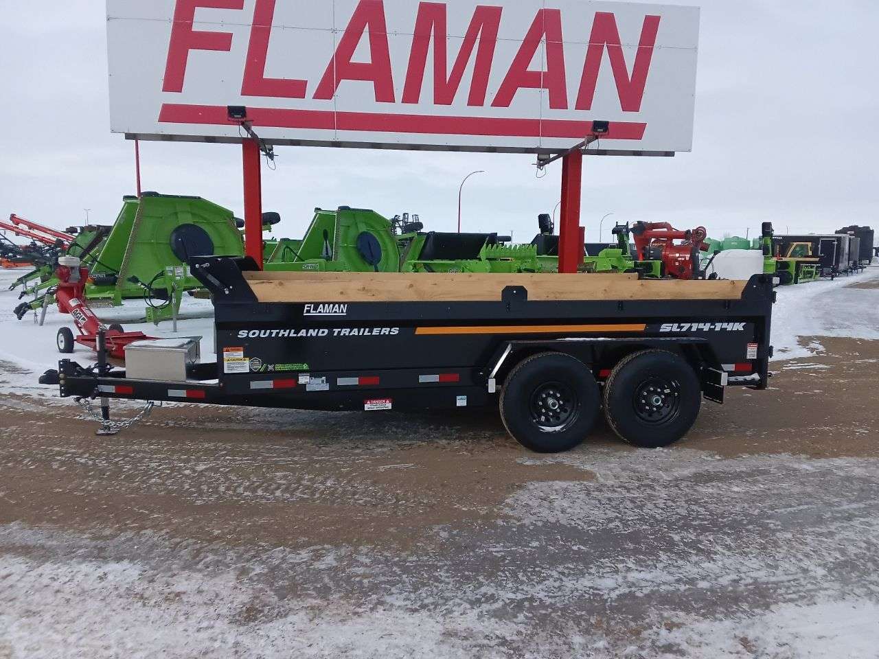 2026 Southland 14K 7' x 14' Dump Trailer