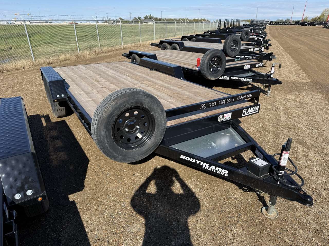 2026 Southland 16' Flat Deck Tandem 3.5K Trailer