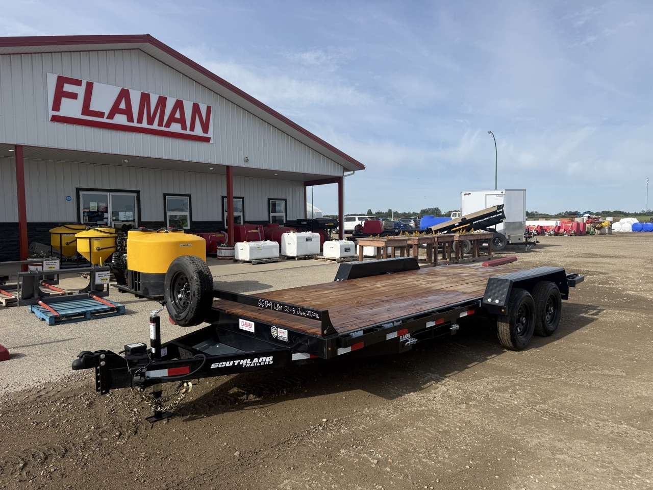2026 Southland 18' Flat Deck Tandem 5.2K Trailer