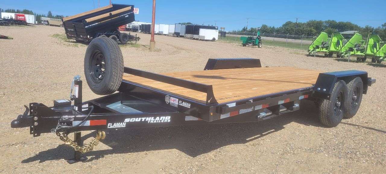 2026 Southland 18' Flat Deck Tandem 7K Trailer