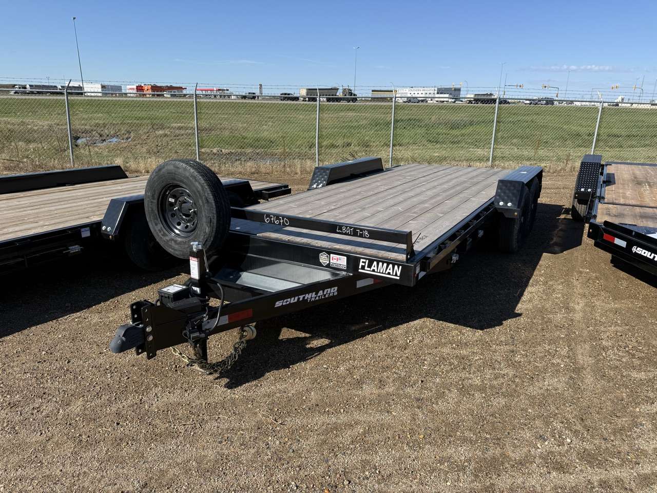 2026 Southland 18' Flat Deck Tandem 7K Trailer