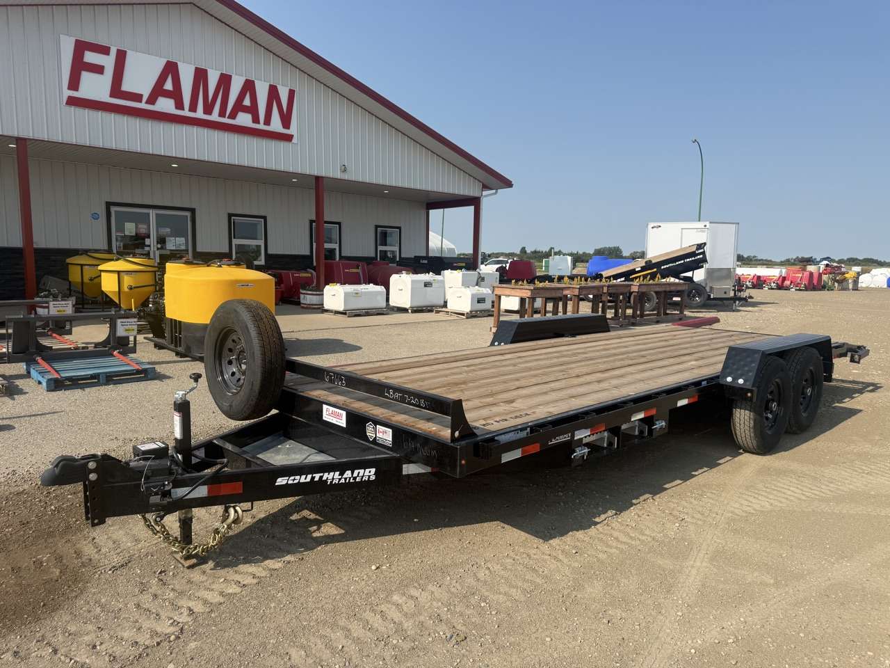 2026 Southland 20' + 2' BT Flat Deck Tandem 7K Trailer
