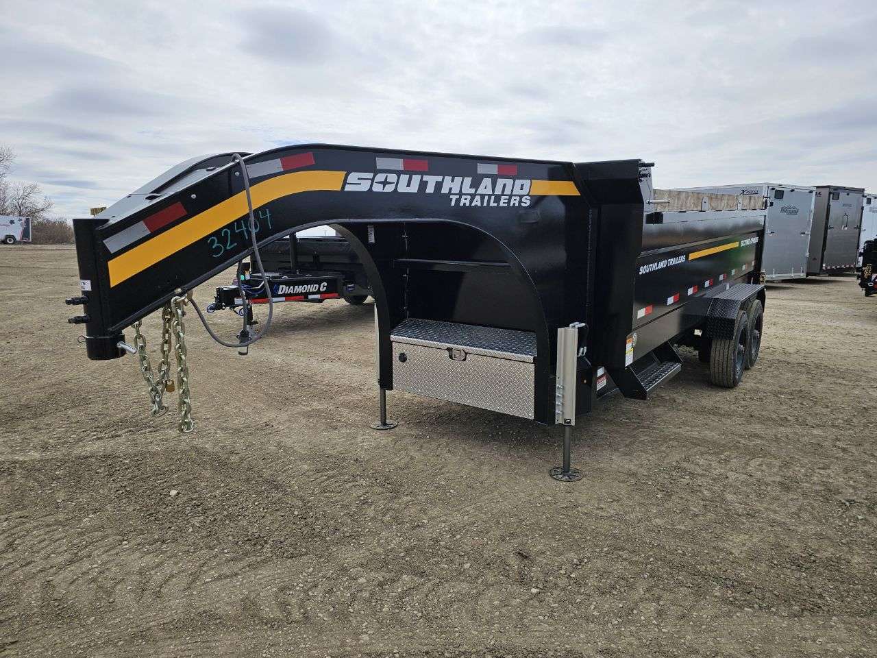 2026 Southland 24K 7' x 16' High Side Gooseneck Dump Trailer