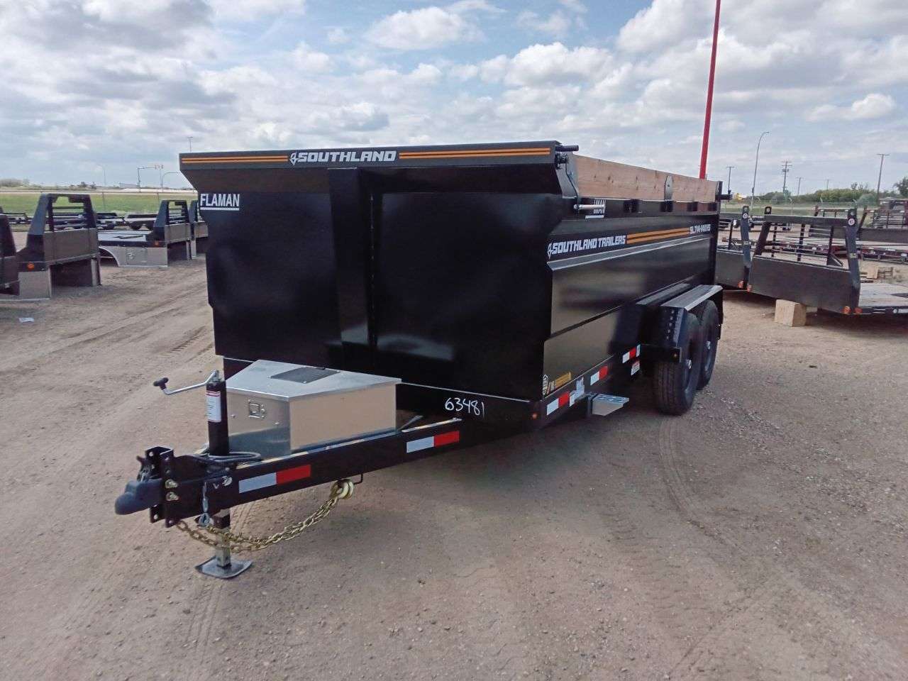 2026 Southland 7' x 14' High Side Dump Tandem 7K Trailer