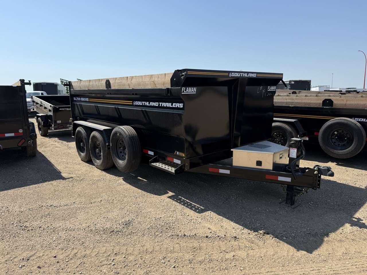 2026 Southland 7' x 14' High Side Dump Tandem 8K Trailer