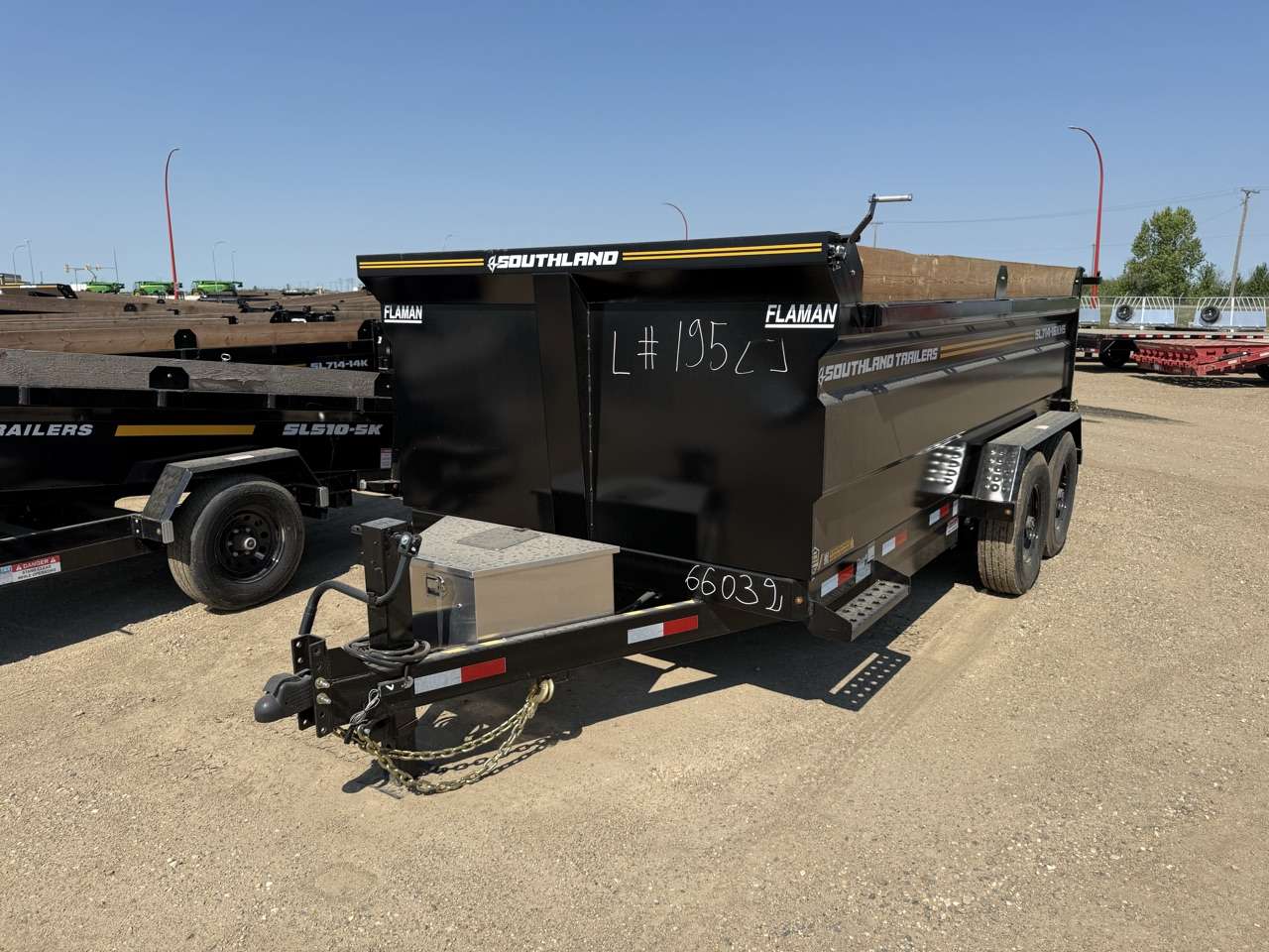 2026 Southland 7' x 14' High Side Dump Tandem 8K Trailer