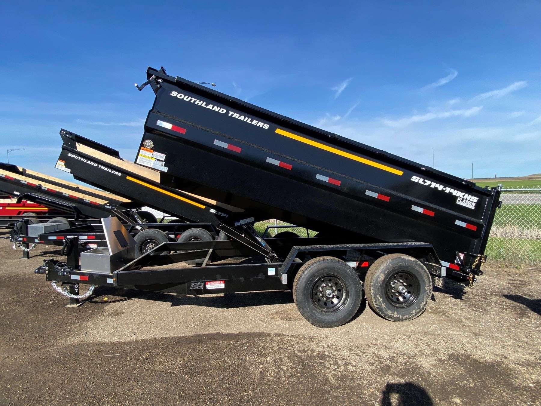2026 Southland 7'x14'- 14K High Side Dump Trailer