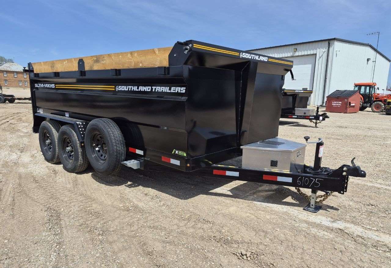 2026 Southland 7'x14'- 14K High Side Dump Trailer