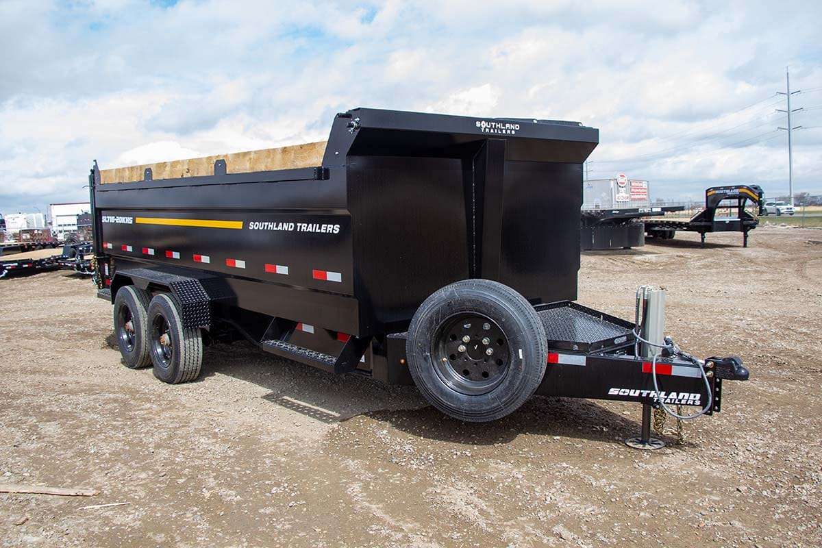 2026 Southland 7'x16' - 20K High Side Dump Trailer