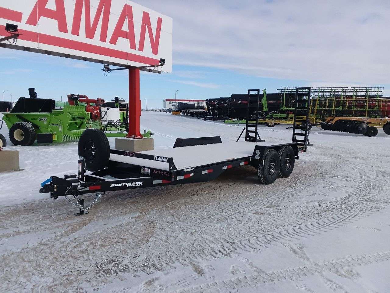 2026 Southland 8'6" x 18' Flat Deck TA 7000 Trailer
