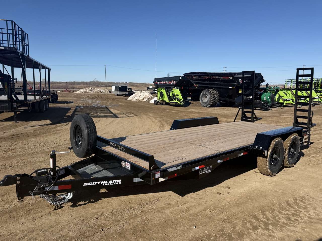 2026 Southland 8'6" x 18' Flat Deck TA 7000 Trailer