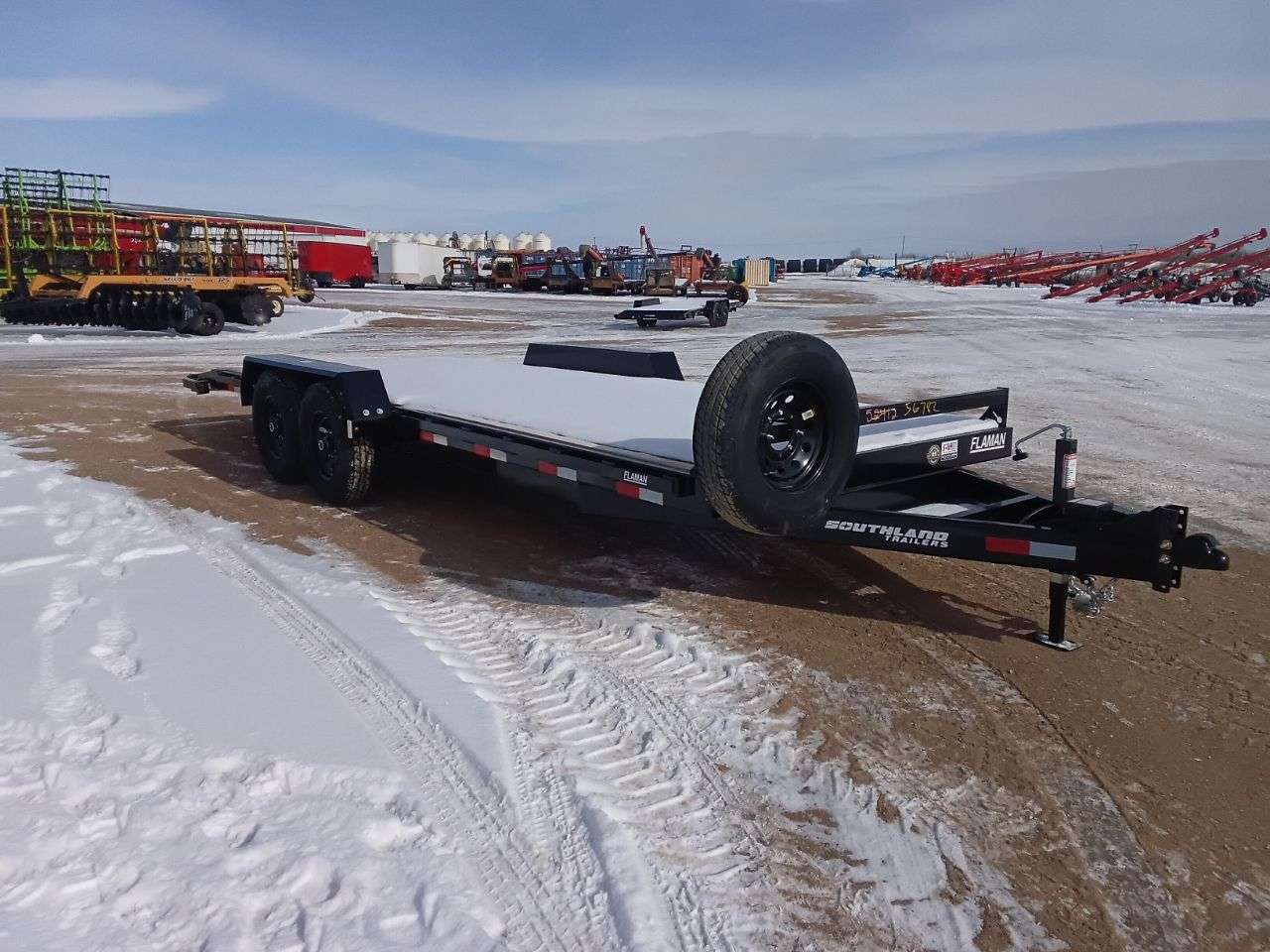 2026 Southland 8'6" x 22' Beavertail Flat Deck Trailer